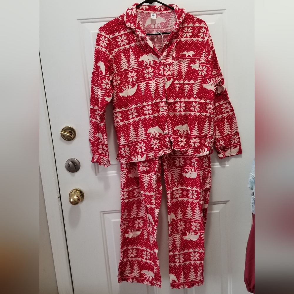 Flannel Fair Isle Pajamas Set